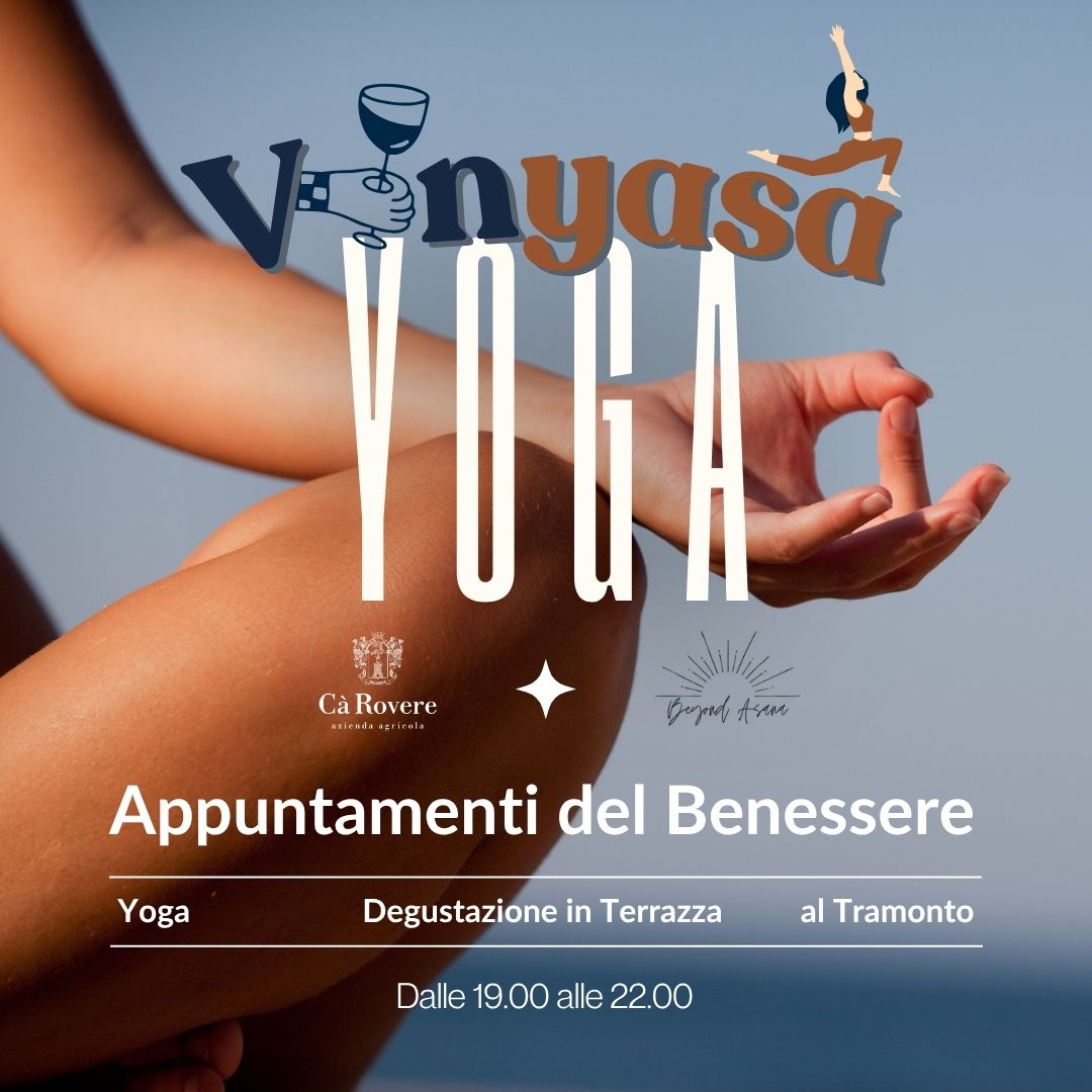 VINYASA YOGA - Yoga & Degustazione in Terrazza al tramonto