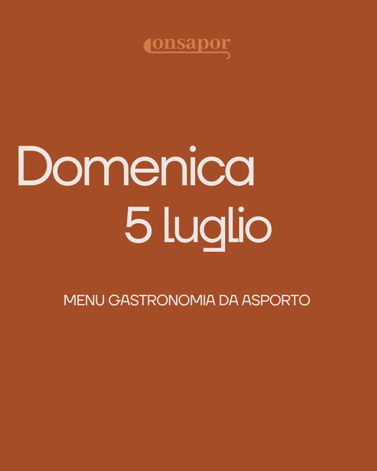 DOMENICA 5 LUGLIO 2026