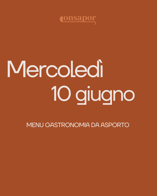 MERCOLEDì 10 GIUGNO 2026