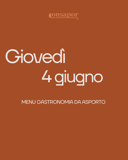 GIOVEDì 4 GIUGNO 2026